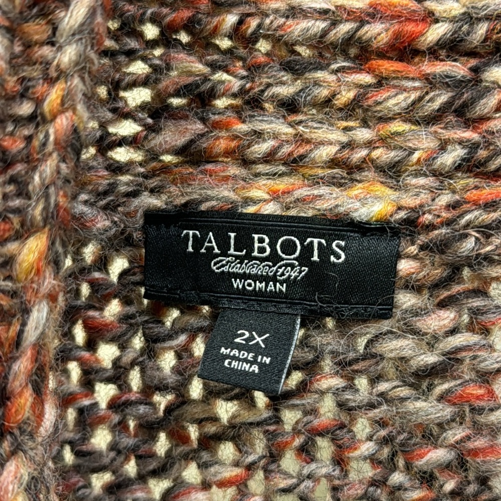 Talbots plus size wool/alpaca blend cardigan. - Picture 6 of 7
